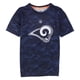 thumbnail image 1 of NFL Team Apparel Boys LA Rams Jersey, Azul, 5/6, 1 of 1