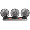 thumbnail image 1 of Ventilador de coche de 3 cabezales, ventilador de refrigeración portátil para vehículo, 2 velocidades, 1 of 8