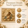thumbnail image 4 of MInHoues Christmas Nativity Scene Diamond Painting DIY Kit, Christmas Wall Decor Dot‑Art Craft Set, Holiday Hand‑Making Supplies for Home Indoor Christmas Decoration, 4 of 7