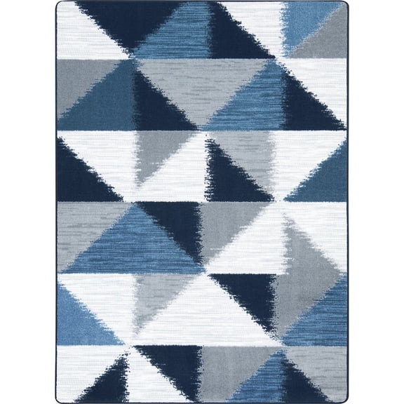 Joy Carpets First Take Stellium 7'8" x 10'9" Area Rug in Color Lapis