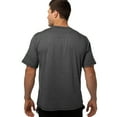 thumbnail image 3 of Cariloha Bamboo Athletic Crew T-Shirt - Ultra-Soft, Lightweight, Odor And Allergy Resistant - Allows Longer Training Sessions While Staying Fresher And Cleaner - M - Carbon Heather For Men - 1 Pc, 3 of 4