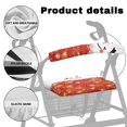 thumbnail image 5 of HELLHERO Playful Sparkling Big-Eyed Snowman Theme Rollator Walker Seat Back Covers Rollator Seat Covers & Easy Fit with Soft for Seniors Adult, 5 of 7