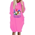thumbnail image 1 of LSLJS The Fashion Women's Winter Plus Size Loose Pocket Christmas Printed Dress, 1 of 6