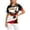 Style01_Black2, variant on Germany Women's Shirt 2026 Football Stars T-Shirt with Eagle Germany Flag Fan Item Classic Germany Symbol Tee Top Short Sleeve Football Fans Leisure Shirt