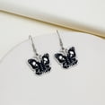 thumbnail image 4 of BNNG Halloween Witch Earrings For Women Halloween Skeleton Butterfly Shaped Earrings Silver Halloween Earrings Halloween Party Earrings For Women Earrings Humorous Halloween Earrings, 4 of 6