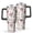 Pioneer Flower Floral-2, variant on 40oz Pioneer Flower Floral Print Pattern Insulated Tumbler with Handle, BPA-Free Leak Proof Lid and Straws, Double Wall Vacuum, Hot 12h/Cold 34h