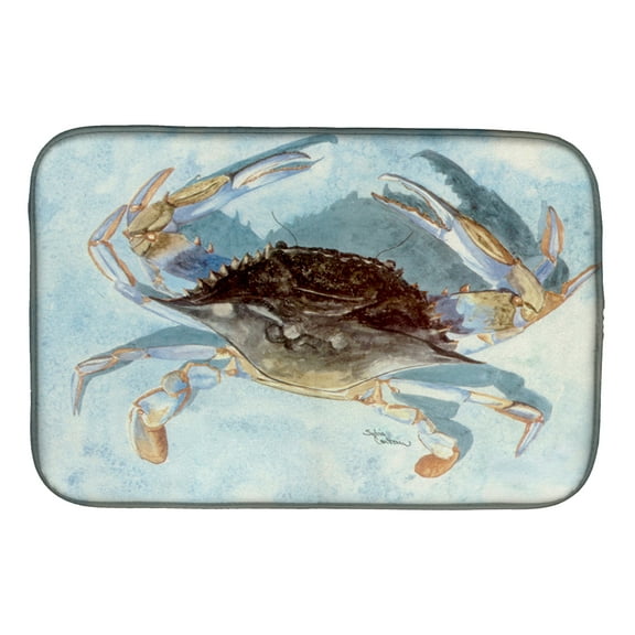 Blue Crab Dish Drying Mat