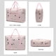 thumbnail image 4 of Xihbxyly Bolsa de Viaje Plegable, Ligera y Portátil, de Nailon Resistente Al Desgarro, Impermeable, Fácil de Guardar, Ideal para Deportes, Gimnasio, Escapadas de Fin de Semana, para Mujer, 52 X 32 X, 4 of 7