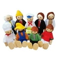 thumbnail image 4 of Mini Figura De Personas, Figura De Juego Portátil, Muñecas En Miniatura, Juego De Casa De Muñecas De Madera, 4 of 9