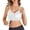 White, variant on Plus Size Women's Camisole Tops White Camisole Tops with Built in Bra Adjustable Spaghetti Strap Cami Tanks Womens Under Shirt Tank Tops