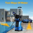 thumbnail image 6 of 4200PSI-Max 2.8GPM Electric Pressure Washer Power Washer With 500ml Foam Cannon, 4 Nozzles ,25FT Hose Power Washer Cleaning forCar, Home, Driveway, Yard, Outdoor, Gutter, Pool, Brick Cleaning, 6 of 7
