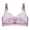 Purple, variant on Bigersell Women Wireless Bra Wide Strap V-Neck Bra Seamless Padded Push-up Bras without Underwire Comfort Soft Bra Lace Bralette Everyday Full-Figure Bra S18-1818