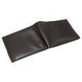thumbnail image 5 of Marshal Soft Leather Kids Slim Thin Coin Pouch Bifold Wallet Brown, 5 of 7