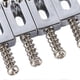 thumbnail image 4 of 6 Pcs Electric Guitar Bridge Saddle Standard Zinc Alloy Guitar Tremolo Bridge Roller Saddles for Replacement Silver, 4 of 4