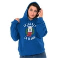 thumbnail image 3 of Fa La Llama Alpaca Christmas Xmas Hoodie Sweatshirt Women Brisco Brands X, 3 of 6