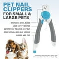 thumbnail image 2 of Pet Nail Clipper Nail Groomer for Dogs Cats & Other Pets, 2 of 7