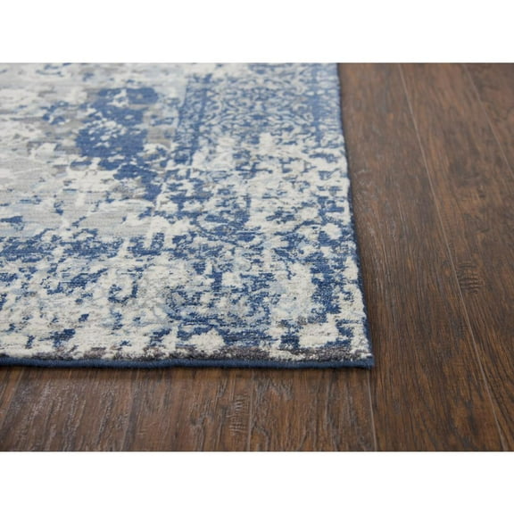 Alora Decor Euphoria 10' x 13' Floral Lt. Gray/Gray/Rust/Blue Hybrid Area Rug
