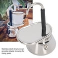 thumbnail image 6 of Stovetop Single Spout Maker Stainless Steel Coffee Machinec Dark & Rich Brew Flows in Minutes Use on Stove At Home or Camping for Outdoor Camping Home, 6 of 9