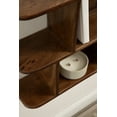 thumbnail image 4 of Kate and Laurel Madero Transitional Solid Wood Wall Shelf, 30 x 6 x 17, Walnut Brown, Modern Small Bookshelf for Use as Living Room Display Shelf or Over Toilet Storage Shelf, 4 of 11