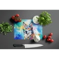 thumbnail image 2 of Siberian Husky Hippie Dawg Glass Cutting Board Large 12 in x 15 in, 2 of 5