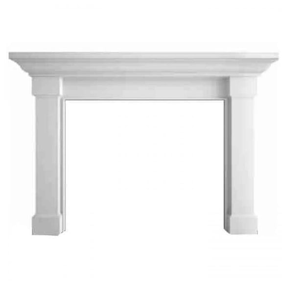 74.5 in. Kenwood Flush Mantel - Primed MDF
