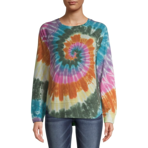 No Boundaries - No Boundaries Juniors' Printed Pullover Sweatshirt ...