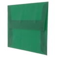 thumbnail image 2 of JAM Paper A2 Translucent Envelopes, 4 3/8 x 5 3/4, Green, 25/Pack, 2 of 2