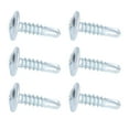 thumbnail image 4 of Tornillo Autoperforante, Tornillos De Cabeza Redonda Galvanizados De Acero Al Carbono Fáciles De Apretar 50 Piezas Para Instalación De Muebles Para Reparación De Maquinaria ANGGREK Herramientas, 4 of 8