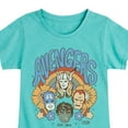thumbnail image 3 of Marvel The Avengers - Floral - Toddler And Youth Girls Fitted Short Sleeve Graphic T-Shirt, 3 of 5