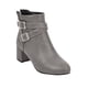 thumbnail image 1 of NECHOLOGY Botas Mujer Adulto Femenino Zapatos Botines mujer Botas de tacón grueso para mujer de otoño e invierno, hebilla de cinturón, botas de mujer con cremallera lateral de tacón medio (Grey, 8), 1 of 5