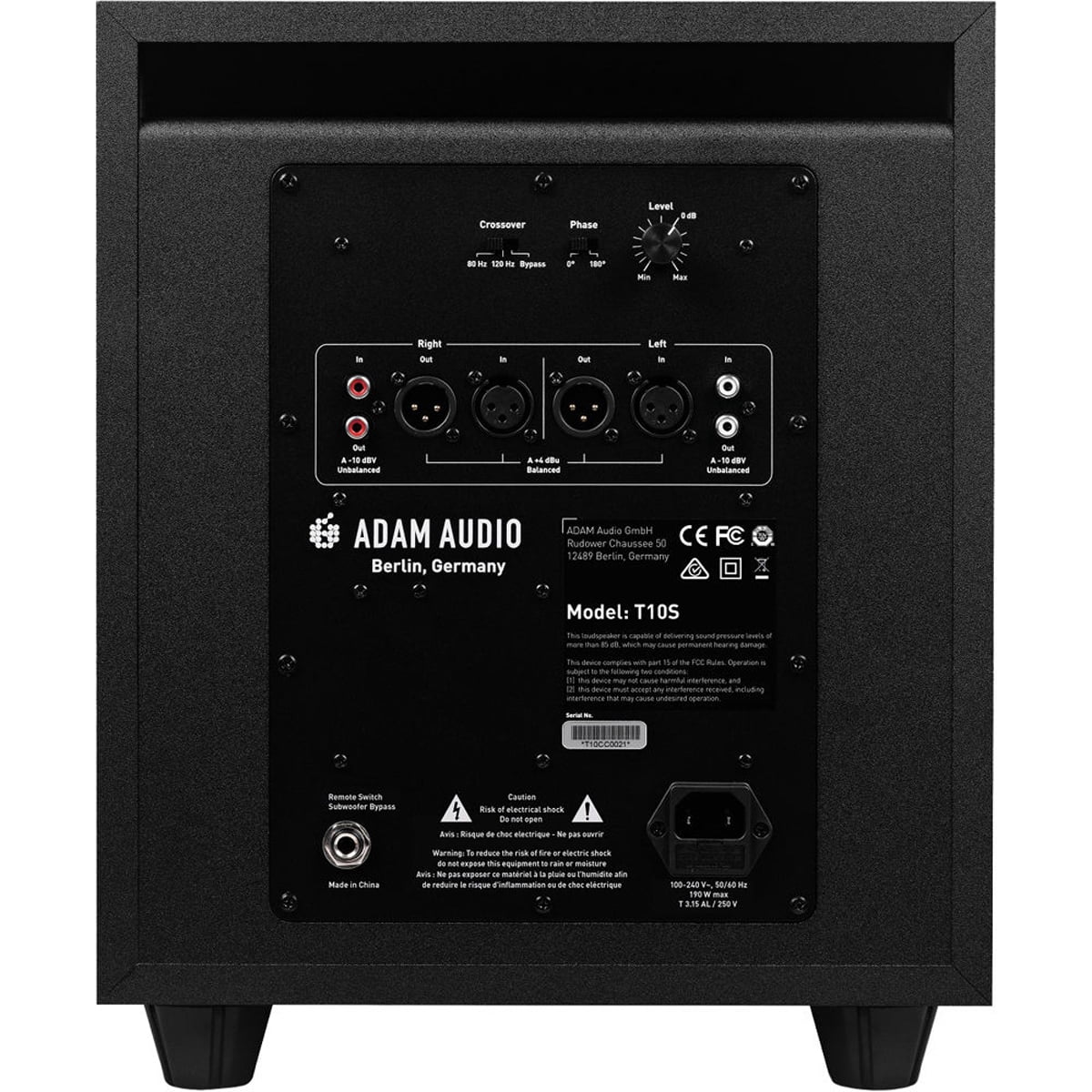Adam Audio Professional T-Series T7V 7" 70W 2-Way Active Nearfield Monitor, Pair, Bundle with T10S 10" 130W Subwoofer