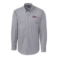 thumbnail image 2 of Men's Cutter & Buck  Charcoal Lansing Lugnuts Big & Tall Easy Care Stretch Gingham Long Sleeve Button-Down Shirt, 2 of 3