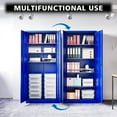 thumbnail image 2 of Fesbos Metal Garage Storage Cabinet with Lock Door and Adjustable Shelves, Steel Tool Cabinets for Home,Office,Warehouse Organisieren, 2 of 6