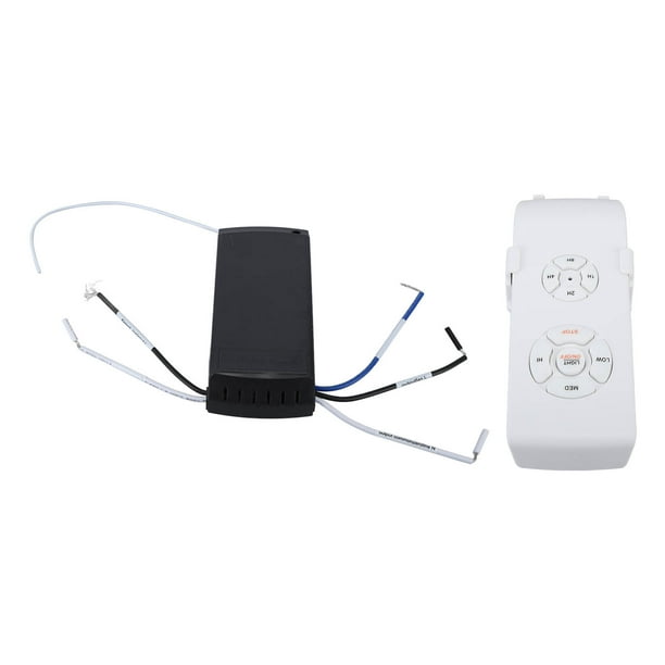 Kit De Control Remoto Para Ventilador De Techo, Función De Sincronización 85-240 V Versión En Inglés Kit De Control Remoto De Luz Para Ventilador De Techo De Larga Distancia