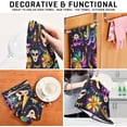 thumbnail image 7 of Coolnut Mardi Gras Carnival Mask Feathers Kitchen Dish Towel Set 4Pcs,Dishcloths Sets Fast Drying Kitchen Towels Tea Towels Gift Set for Drying Cleaning Cooking Baking327 Wash cloth, 7 of 7