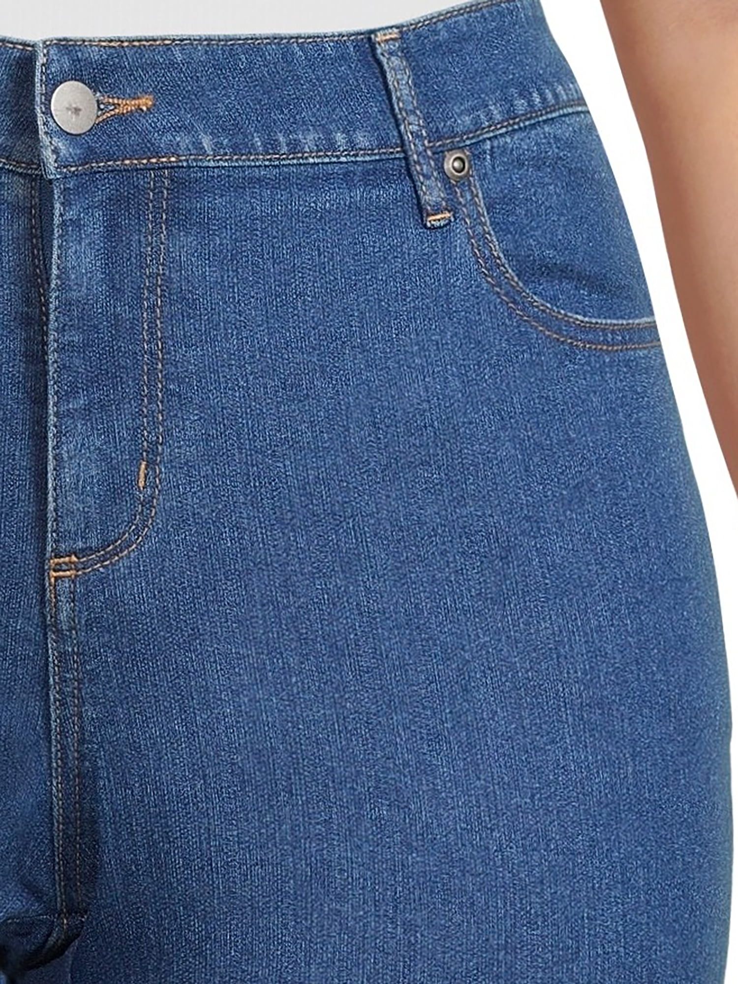 Just My Size 5 Pocket Stretch Jeans Women s Plus and Women s Plus Petite Sizes 16W 26W Walmart