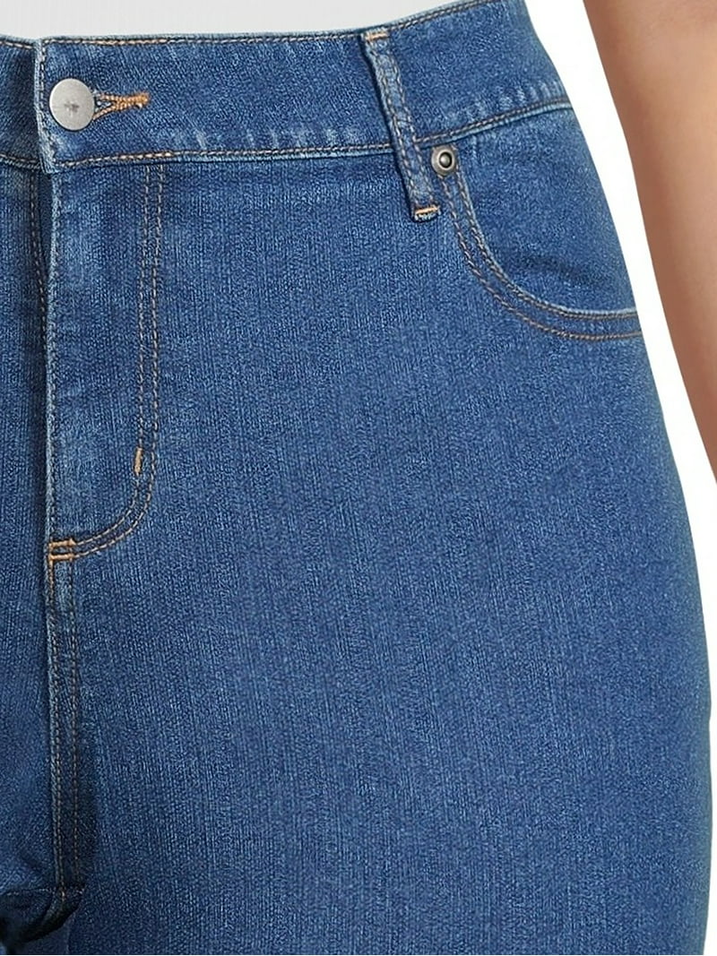JMS Just My Size by Hanes 5 Pocket Stretch Jeans, Women's Plus and