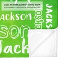thumbnail image 6 of Custom Blanket with Name for Adults Kids Personalized Blanket and Throw Customized Flannel Name Blanket Personalized (Style-2, 30x40), 6 of 6
