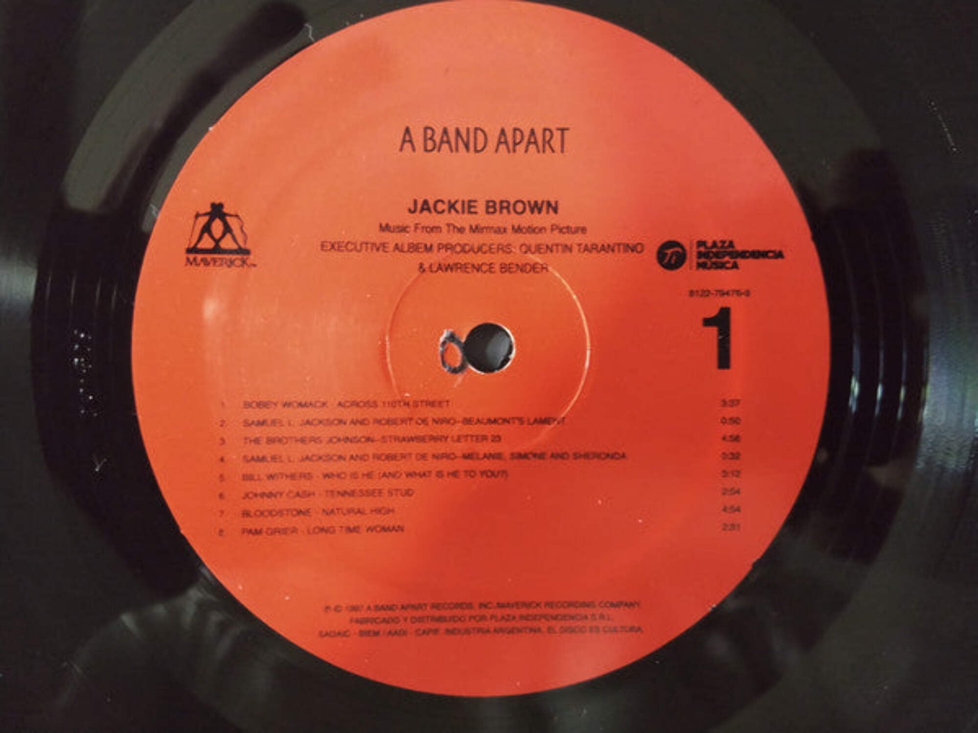米LP Various Jackie Brown (Music From The Miramax Motion Picture) RCV146841 A Band Apart, Maverick, Warner Bros. Records /00260 Jackie Brown (Music From The Miramax Motion Picture) – Vinyl