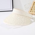 thumbnail image 5 of OJSFQUFP Sports Sun Visor Hats Women Foldable Brim Lightweight Packable Adjustable Visor Caps Running Tennis, 5 of 5