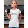 thumbnail image 2 of Perfect Heart Nice Banner Shaped T-Shirt Women -Image by Shutterstock, Female 3X-Large, 2 of 4