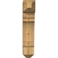 thumbnail image 2 of Ekena Millwork 6"W x 18"D x 30"H Olympic Craftsman Rough Sawn Bracket, Western Red Cedar, 2 of 4