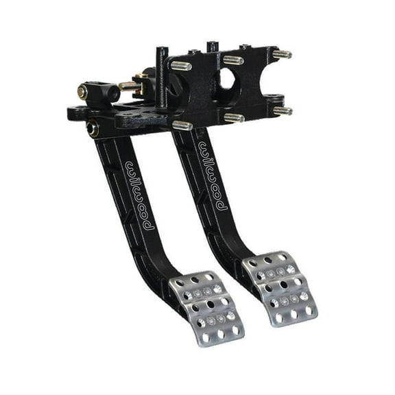 Wilwood Adjustable Dual Pedal - Brake / Clutch - Rev. Swing Mount - 5.1:1