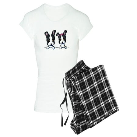 

CafePress - Kiniart Boston Terrier - Women s Light Pajamas