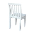 thumbnail image 2 of International Concepts Mission Kids Chair in Linen White (Set of 2), 2 of 6