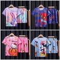 thumbnail image 2 of Conjunto de pijama de Hello Kitty y Mickey para niño y niña Deng Xun ropa de dormir de Dibujos animados, 2 of 4