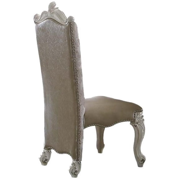 Bowery Hill Vintage Side Chair in Vintage Gray and Bone White (Set of 2)
