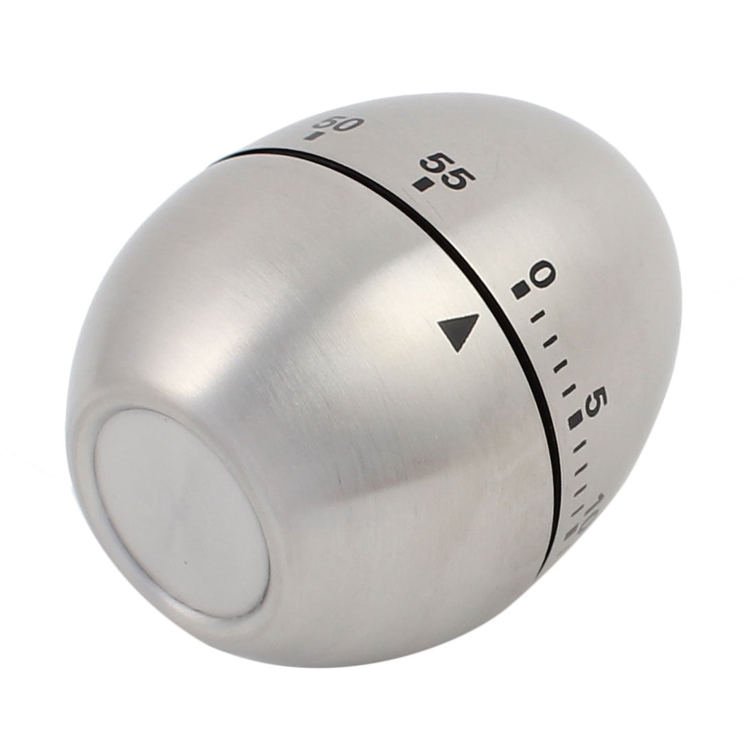 2.4x2.4x3.1Inch 60 Minute Mechanical Kitchen Egg Timer Stainless Steel