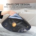 thumbnail image 4 of Yayeee Pillowcase King Size Set of 2 Satin Wrinkle Resistant Pillow Case, Watercolor Astronaut, 4 of 8