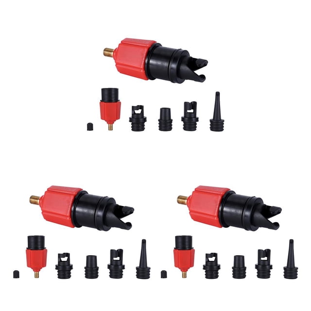 Soidarity Adaptador de bomba de aire Sup, paleta inflable, bote de goma, adaptador de válvula de aire para Kayak, convertidor de compresor de neumáticos, Type1 NO1 Soidarity CBP098362